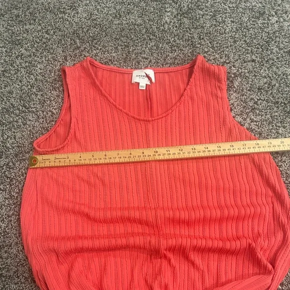 Andree By Unit Pink Ribbed Sleeveless Midi Dress Women’s Size Small - Picture 6 of 7